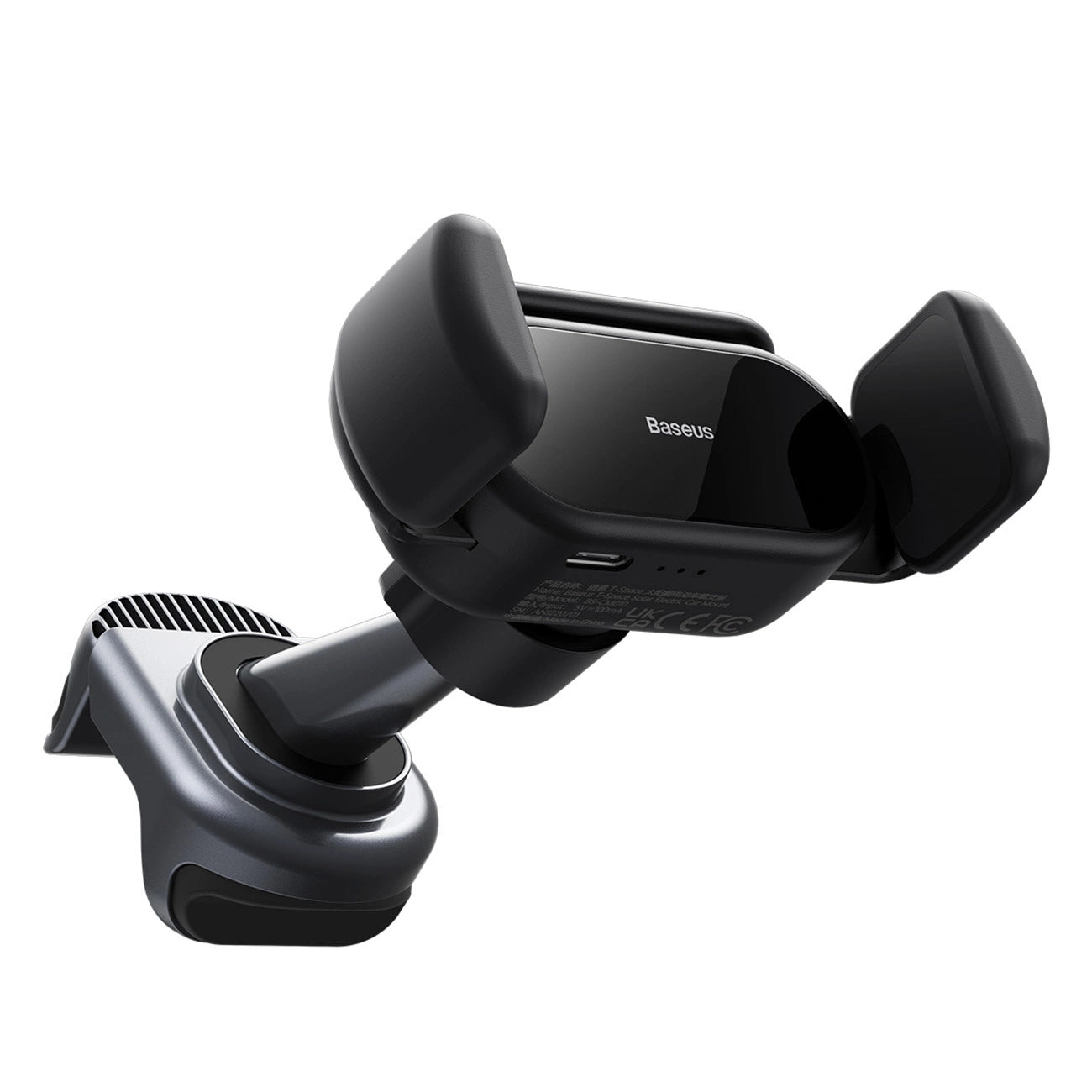 Elektroautohalterung mit Solarpanel für Tesla Model 3 / Y Baseus T-Space - Schwarz