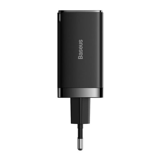 GaN 2xUSB C 1xUSB 65W Schnellladegerät Baseus GaN5 Pro + USB C - USB C 100W Kabel - Schwarz