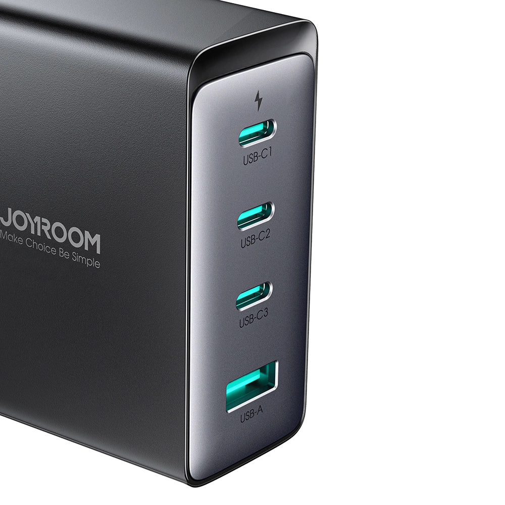 GaN-Ladegerät UK Joyroom JR-TCG05UK 140 W 3x USB-C USB-A + USB-C / USB-C-Kabel 240 W 1,2 m