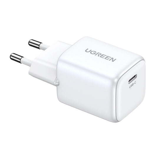 GaN USB C 30W PD Ugreen Nexode Mini Schnellladegerät - Weiß