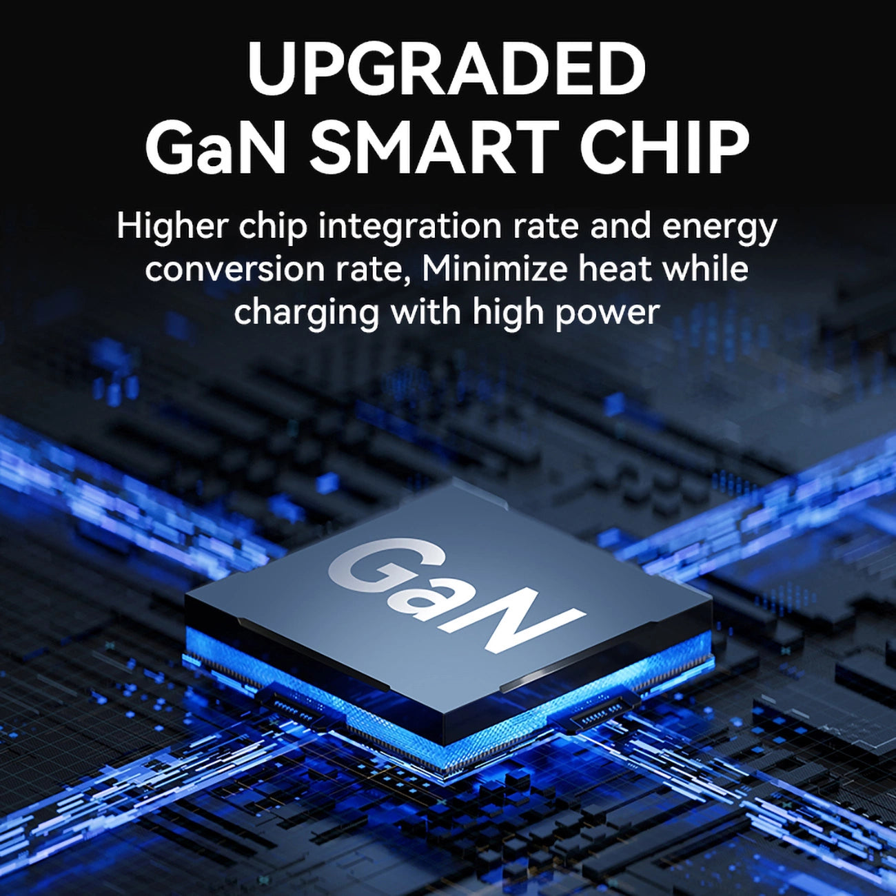 GaN Wozinsky CGWCB 140W Wandladegerät 3 x USB-C / 2 x USB-A - Schwarz