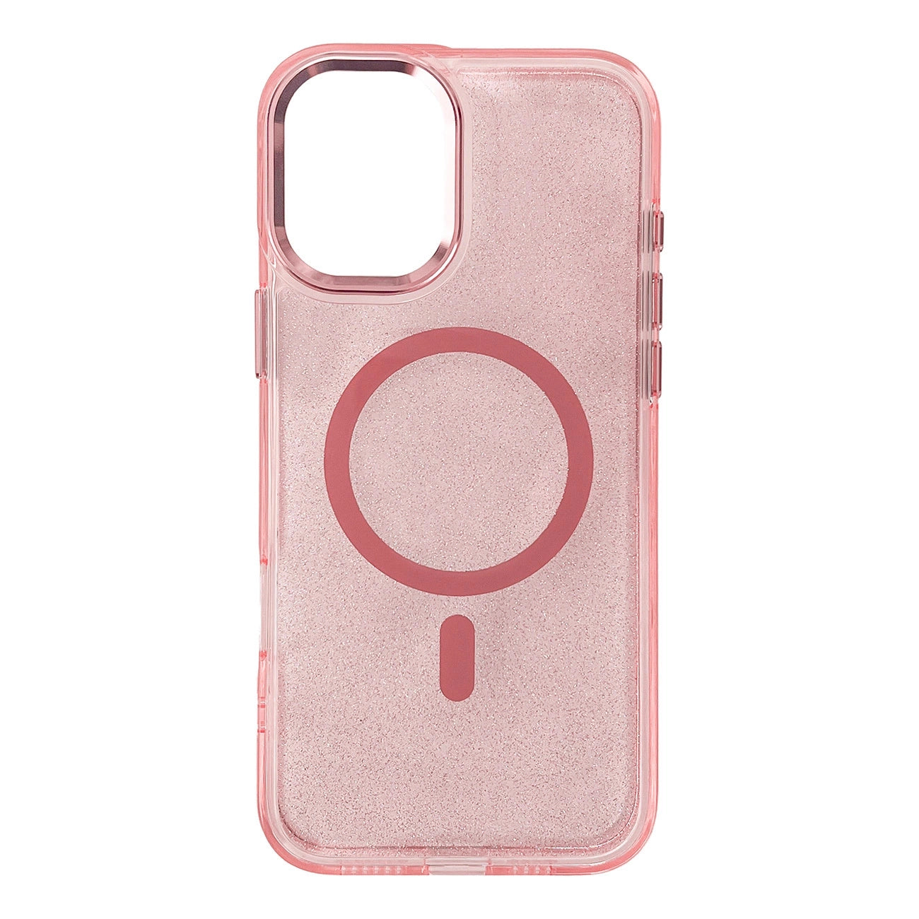 Glitter Case MagSafe Kompatibel für iPhone 17 Pro Max - Rosa