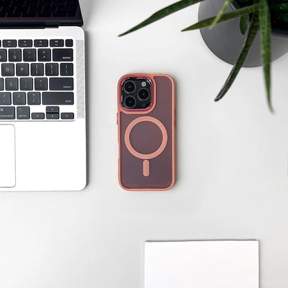 Glitter Case MagSafe Kompatibel für iPhone 17 Pro Max - Rosa