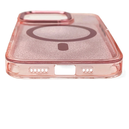 Glitter Case MagSafe Kompatibel für iPhone 17 Pro - Rosa