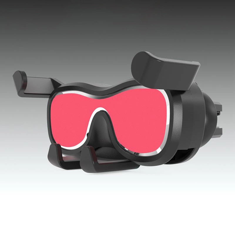 Gravity Smartphone Autohalterung für Lüftungsgitter mit Lufterfrischer silber (YC06)