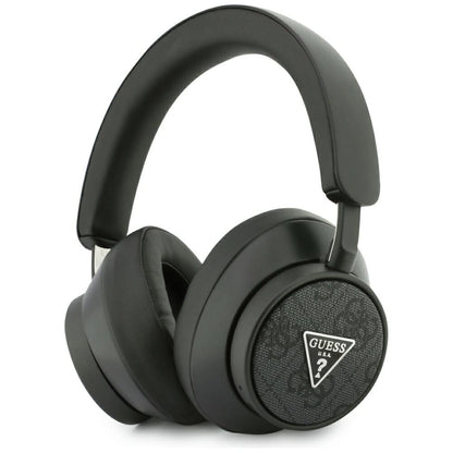 Guess 4G Bluetooth-Over-Ear-Kopfhörer mit Dreieck-Logo – Schwarz