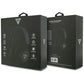 Guess 4G Bluetooth-Over-Ear-Kopfhörer mit Dreieck-Logo – Schwarz
