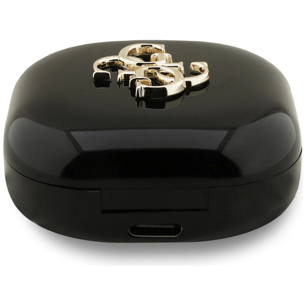 Guess 4G Metal Logo TWS kabellose Kopfhörer – Schwarz