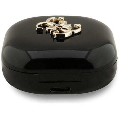 Guess 4G Metal Logo TWS kabellose Kopfhörer – Schwarz