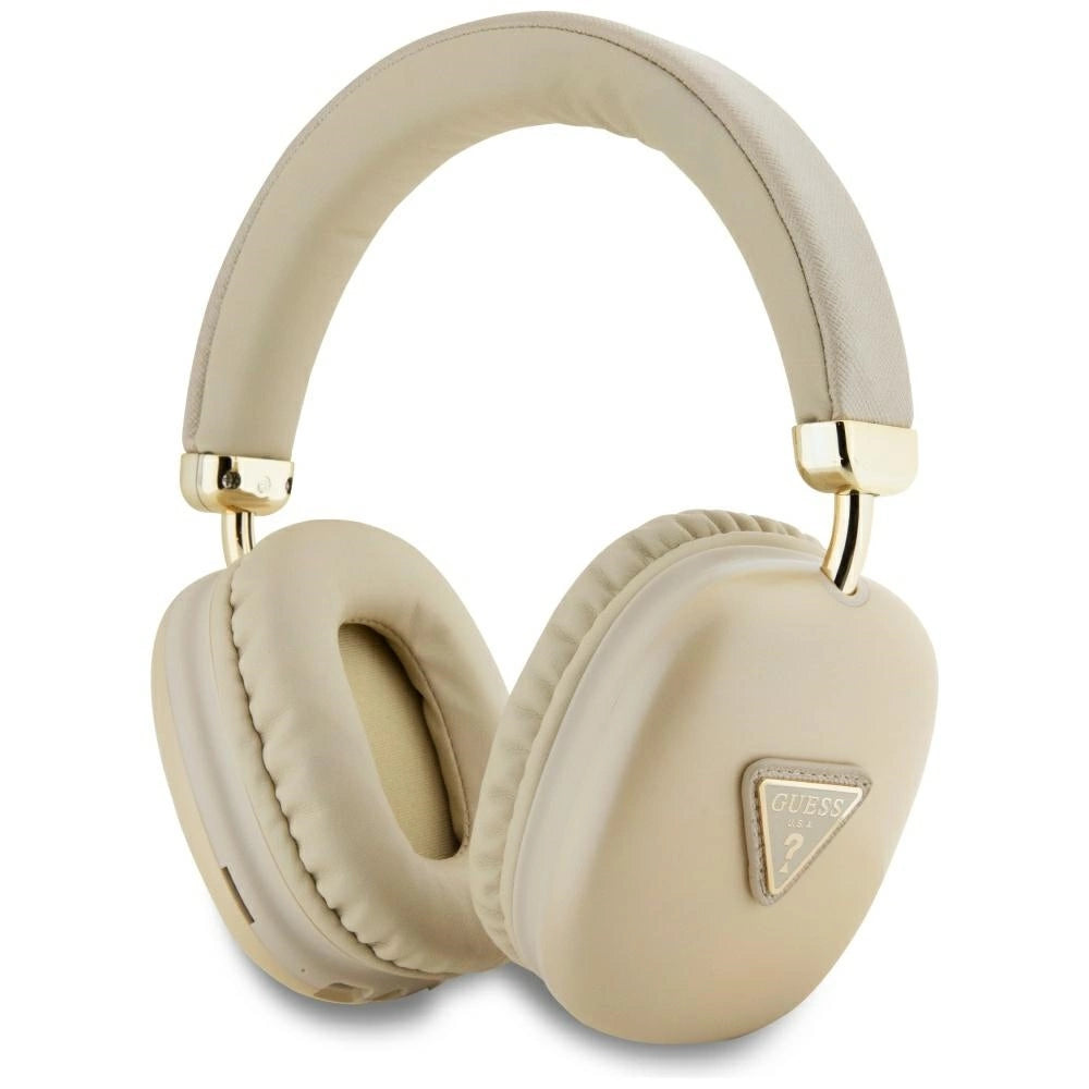 Guess Bluetooth 5.3 Metallic Triangle Logo Gold Over-Ear-Kopfhörer