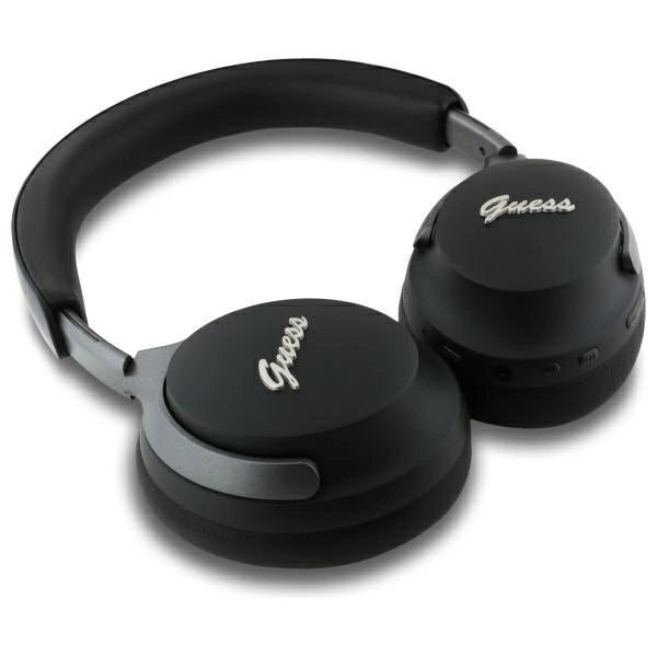 Guess Bluetooth ANC On-Ear-Kopfhörer GUBHC22PSFCSMK schwarz/schwarzes Metal Script Logo
