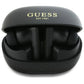 Guess Bluetooth-Kopfhörer GUTWST88MCTGK TWS + Dockingstation schwarz/schwarzes Kapsel-gedrucktes Logo