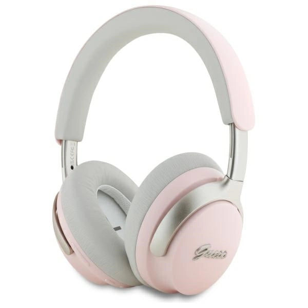 Guess Bluetooth-On-Ear-Kopfhörer ANC/ENC GUBHC22PSBCSMP rosa/rosa DB Metal Script Logo