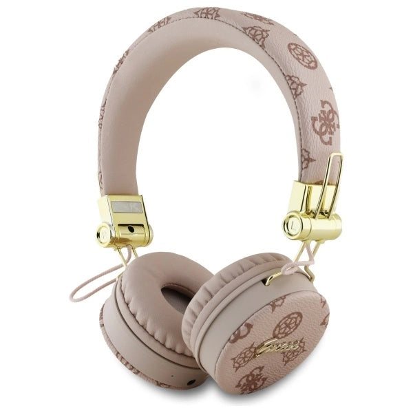 Guess Bluetooth On-Ear-Kopfhörer ENC GUBH70EPOSMW braun/braun Peony Script Round Shape