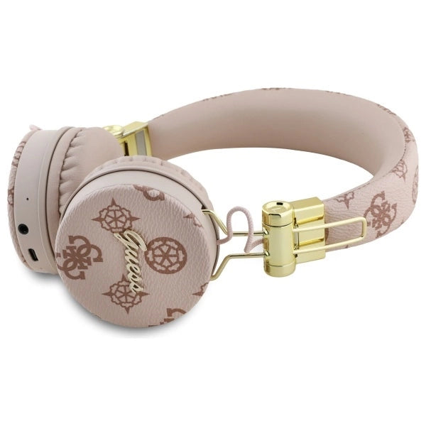 Guess Bluetooth On-Ear-Kopfhörer ENC GUBH70EPOSMW braun/braun Peony Script Round Shape