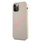 Guess GUHCP12LLSVSGP iPhone 12 Pro Max 6.7" grau rosa/grau rosa Hardcase Silikon Vintage