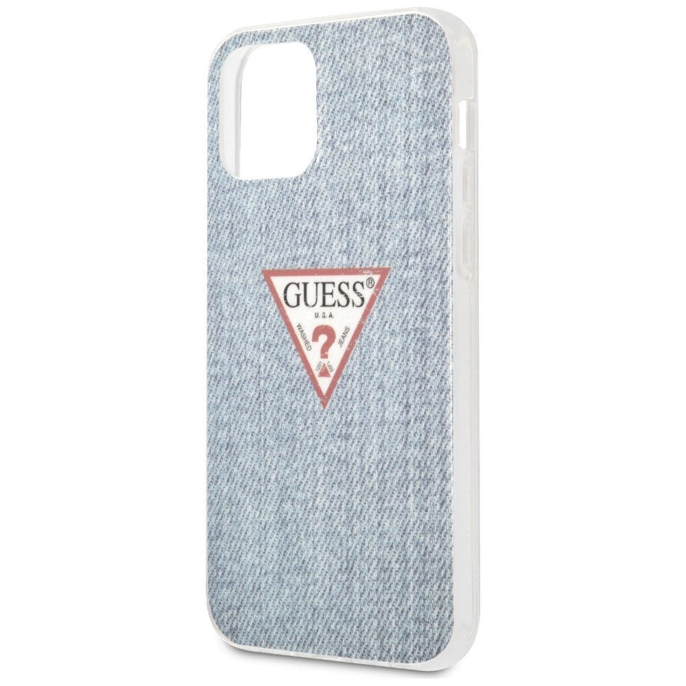 Guess GUHCP12LPCUJULLB iPhone 12 Pro Max 6.7" Blau/Hellblau Hardcase Jeans Collection