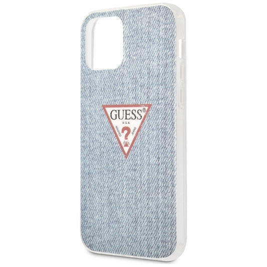 Guess GUHCP12LPCUJULLB iPhone 12 Pro Max 6.7" Blau/Hellblau Hardcase Jeans Collection