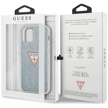 Guess GUHCP12LPCUJULLB iPhone 12 Pro Max 6.7" Blau/Hellblau Hardcase Jeans Collection