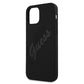 Guess GUHCP12SLSVSBK iPhone 12 mini 5.4" schwarz/schwarz Hardcase Script Vintage