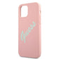 Guess GUHCP12SLSVSPG iPhone 12 mini 5.4" rose grün/grün pink Hardcase Silikon Vintage
