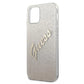 Guess GUHCP12SPCUGLSGO iPhone 12 mini 5,4" Gold/Gold Hardcase Glitter Gradient Script