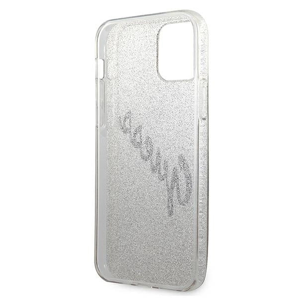 Guess GUHCP12SPCUGLSGO iPhone 12 mini 5,4" Gold/Gold Hardcase Glitter Gradient Script