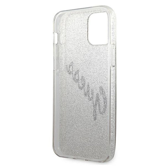 Guess GUHCP12SPCUGLSGO iPhone 12 mini 5,4" Gold/Gold Hardcase Glitter Gradient Script