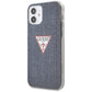 Guess GUHCP12SPCUJULDB iPhone 12 mini 5.4" Marine/Dunkelblau Hardcase Jeans Collection