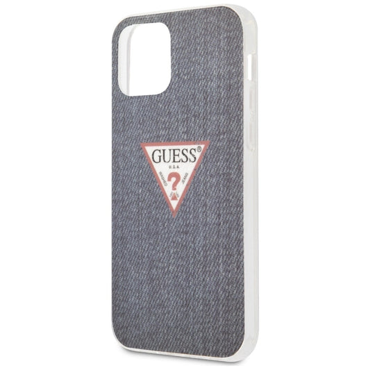 Guess GUHCP12SPCUJULDB iPhone 12 mini 5.4" Marine/Dunkelblau Hardcase Jeans Collection