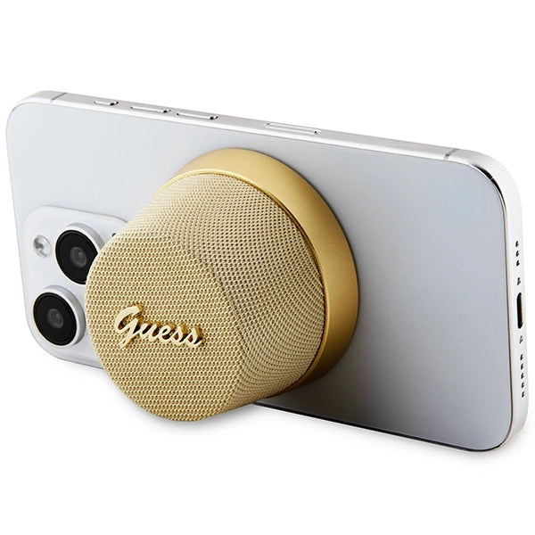 Guess Magnetic Script Metal Bluetooth-Lautsprecher – Gold