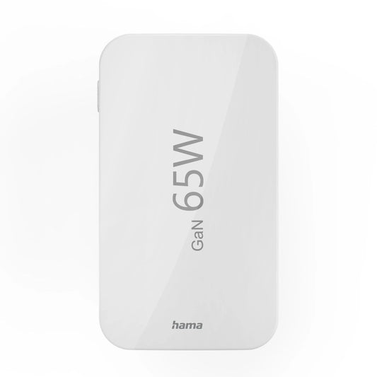 Hama GaN 65W Ladegerät 2x USB-C 1x USB-A faltbar - Weiß