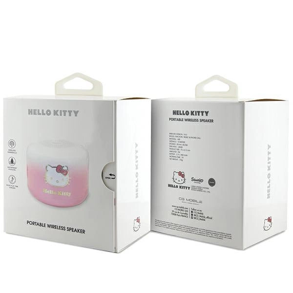Hello Kitty Electroplate Gradient Bluetooth-Lautsprecher – Rosa