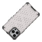 Honeycomb Handyhülle Schutzhülle mit TPU Rahmen für iPhone 13 Pro Max transparent