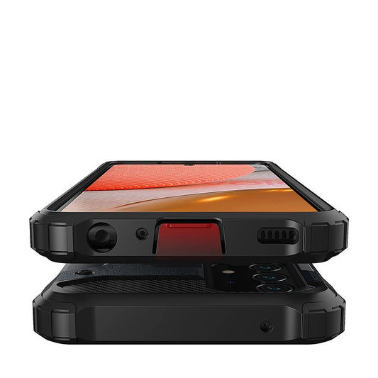 Hybrid Armor robuste TPU/PC Panzer Handyhülle Hard Case für Samsung Galaxy A72 4G golden