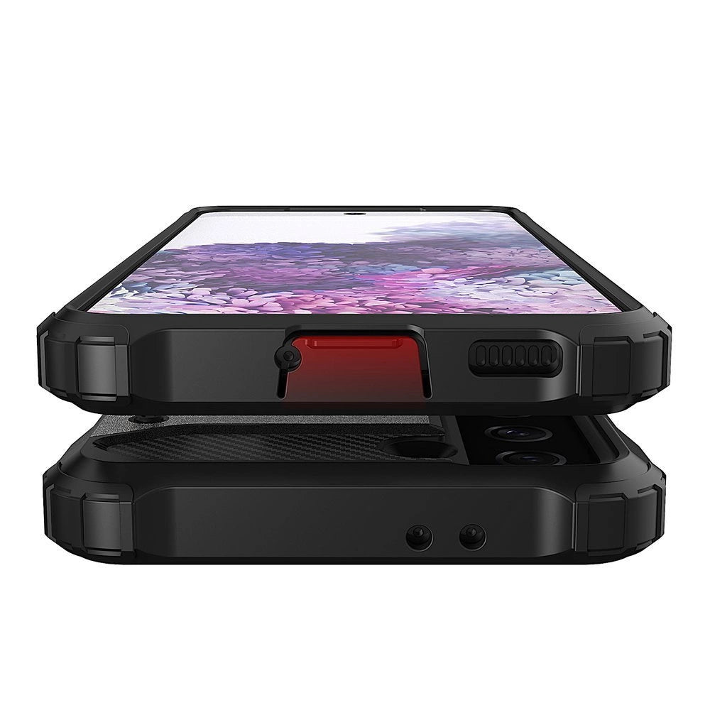 Hybrid Armor robuste TPU/PC Panzer Handyhülle Hard Case für Samsung Galaxy S22+ (S22 Plus) schwarz