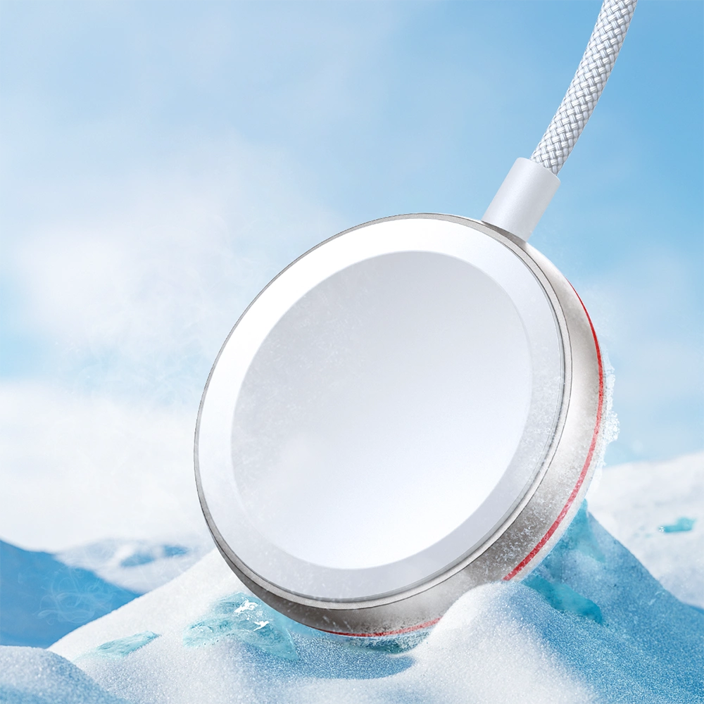 Joyroom 2-in-1- Lightning -Kabel und induktives Ladegerät für Apple Watch 1,5 m weiß (S-IW012)