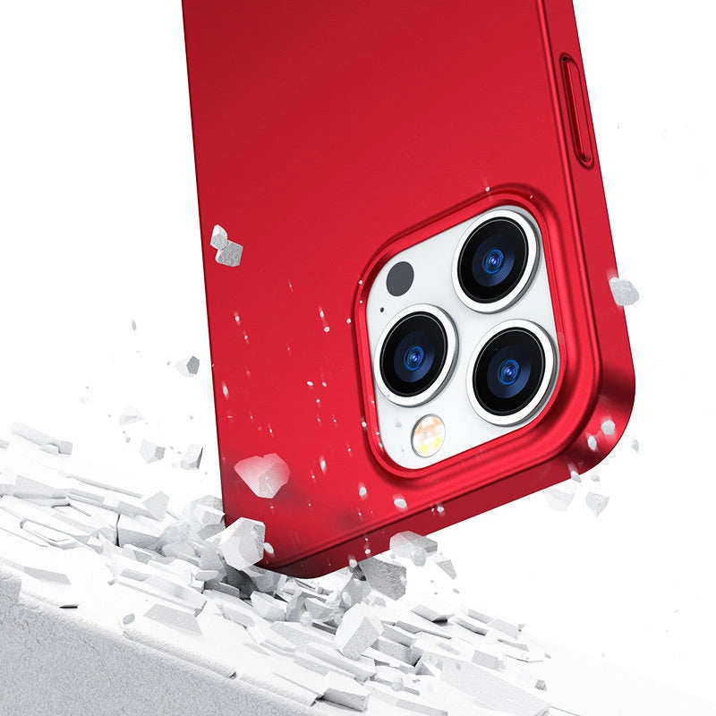 Joyroom 360 Full Case Cover für iPhone 13 Pro Back & Front Cover + Tempered Glass Rot (JR-BP935 Rot)