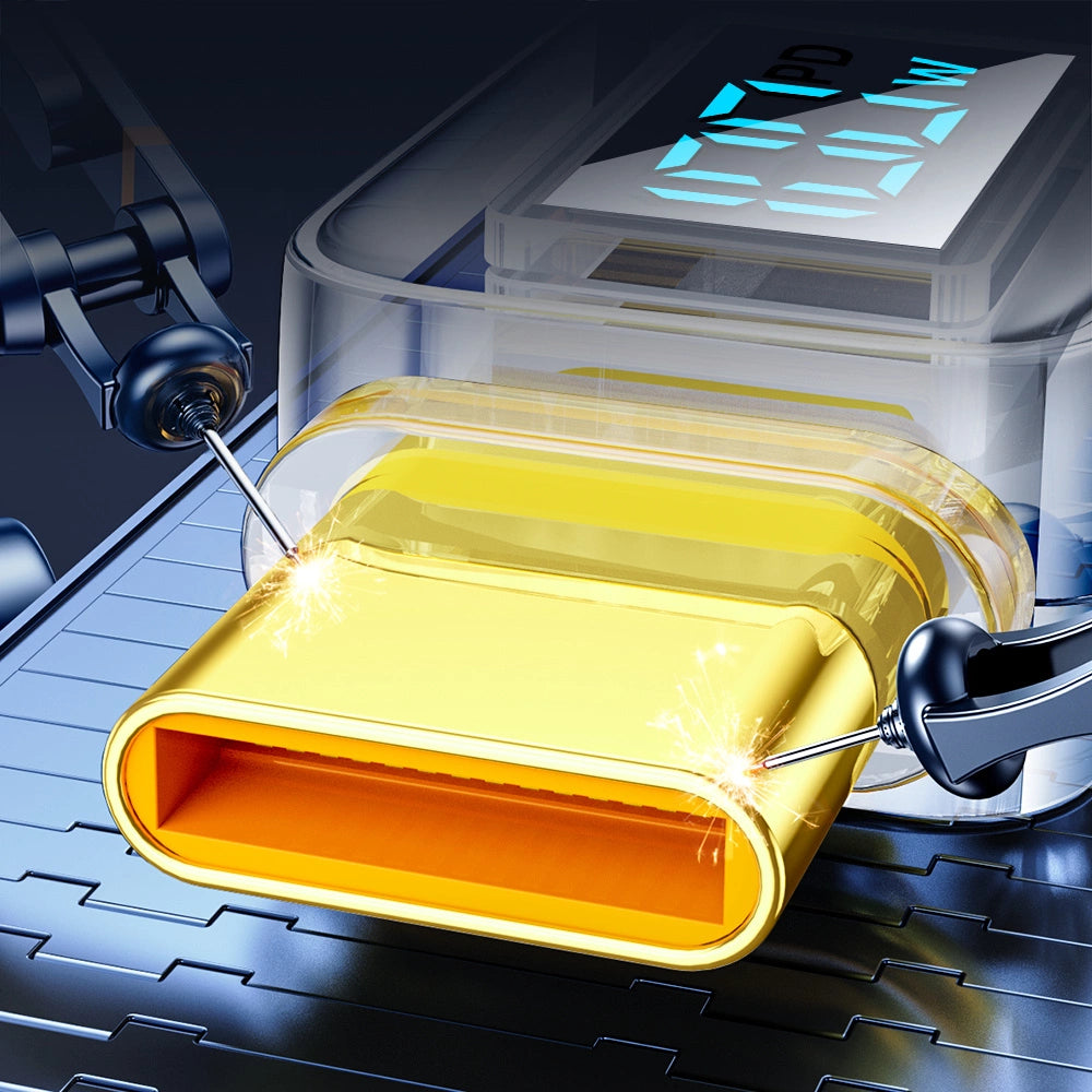 Joyroom A4 USB-C / USB-C 100 W 1,2 m Kabel mit Display – Schwarz