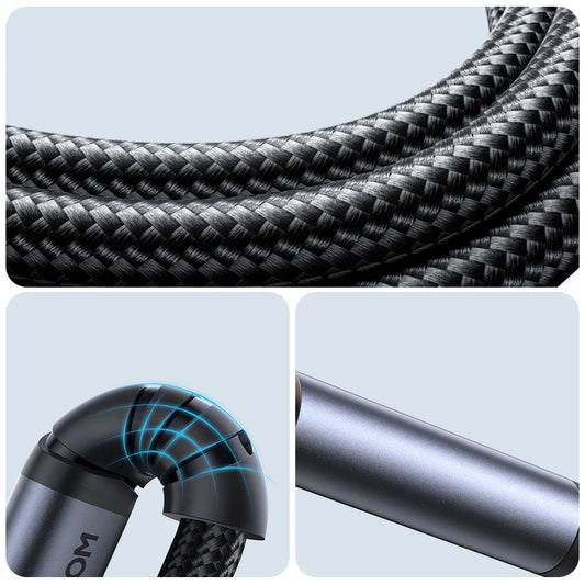 Joyroom Audio Transfer Series SY-A06 Mini-Klinkenstecker 3,5 mm / Lightning Kabel 1,2 m – schwarz