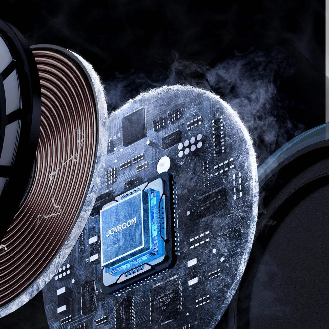 Joyroom Auto-Handyhalterung mit Qi 15W induktivem Ladegerät (MagSafe kompatibel) für Lüftungsschlitze, silber (JR-ZS291)