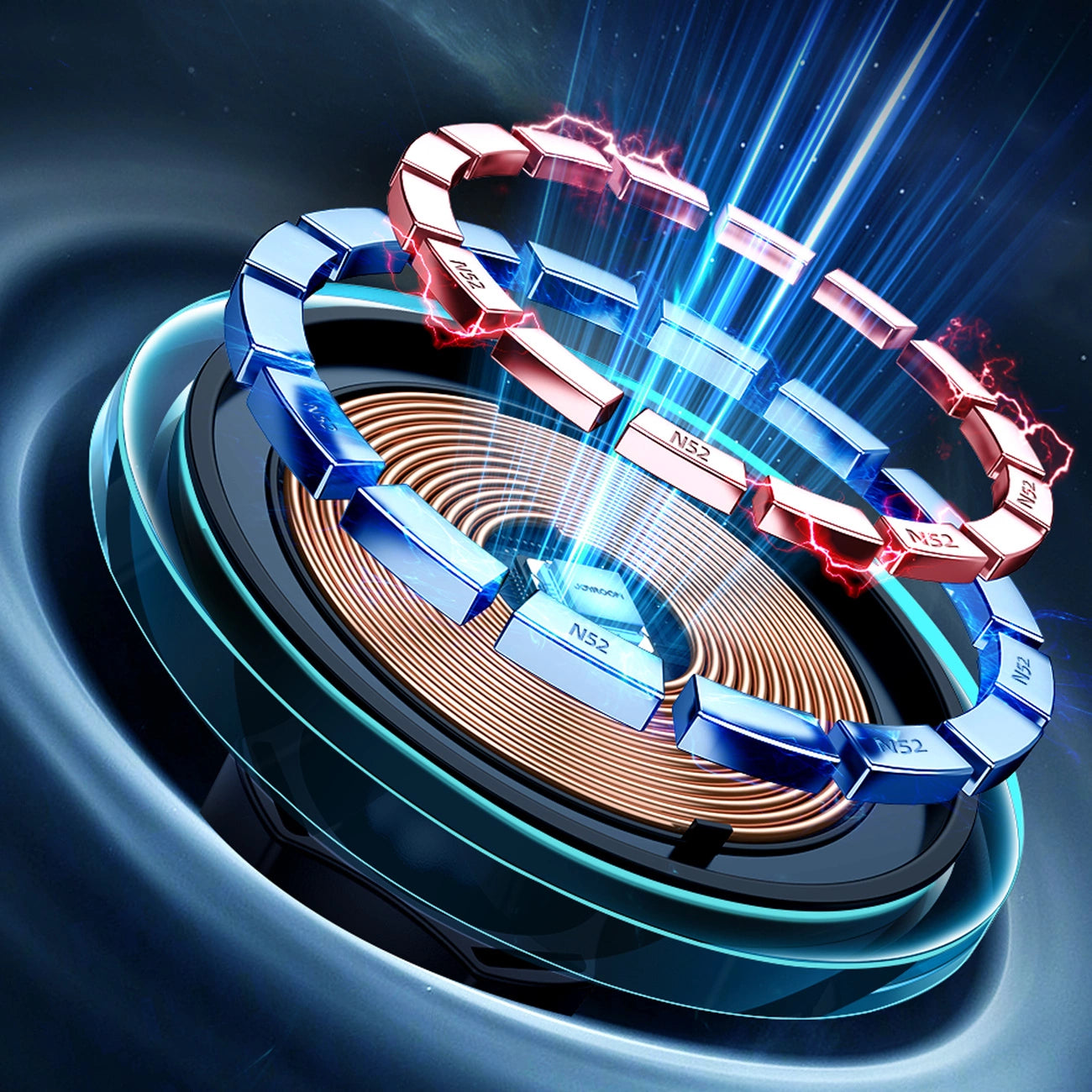 Joyroom Auto-Handyhalterung mit Qi 15W induktivem Ladegerät (MagSafe kompatibel) für Lüftungsschlitze, silber (JR-ZS291)