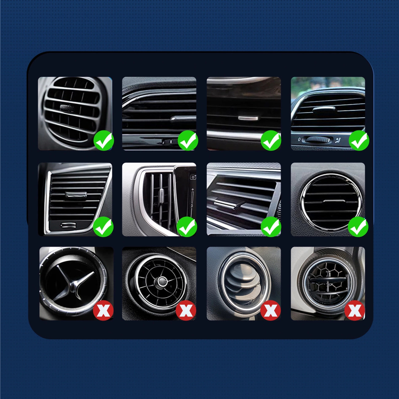 Joyroom Auto-Handyhalterung mit Qi 15W induktivem Ladegerät (MagSafe kompatibel) für Lüftungsschlitze, silber (JR-ZS291)