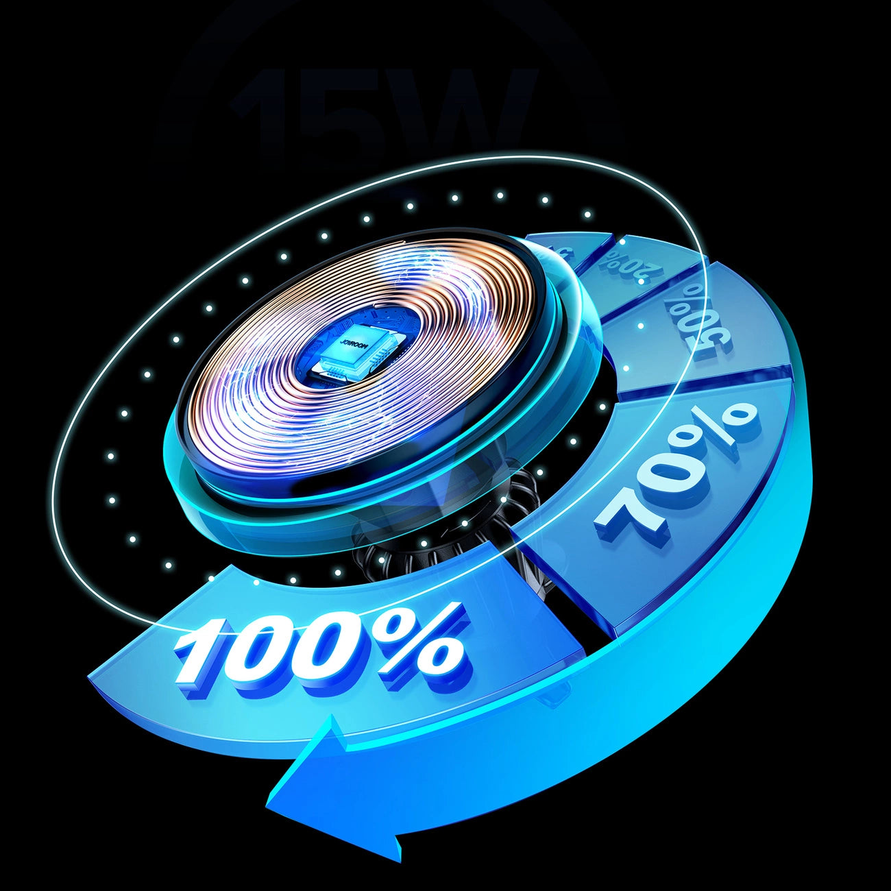 Joyroom Auto-Handyhalterung mit Qi 15W induktivem Ladegerät (MagSafe kompatibel) für Lüftungsschlitze, silber (JR-ZS291)