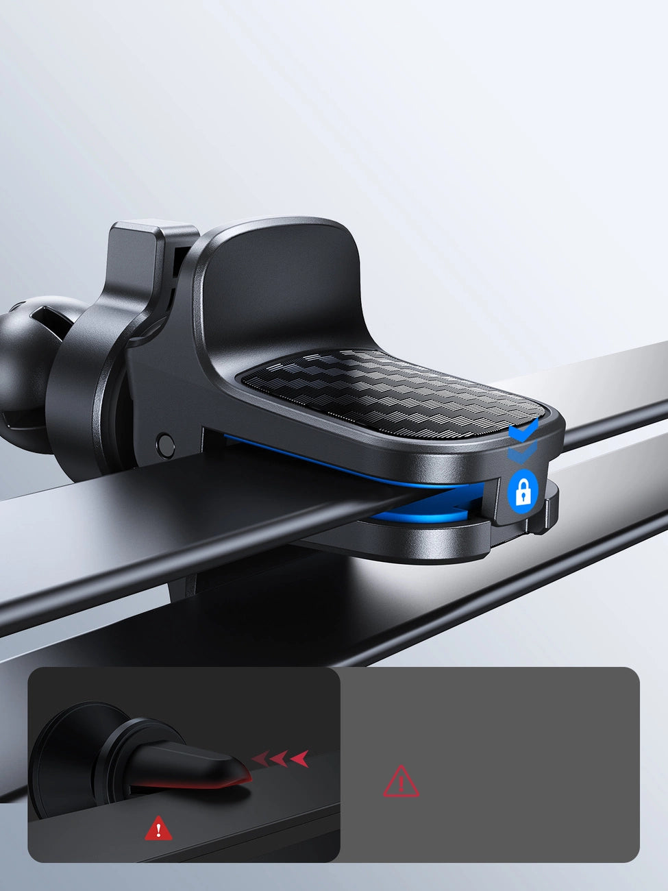 Joyroom Autotelefonhalter für Lüftungsschlitze schwarz (JR-ZS377)