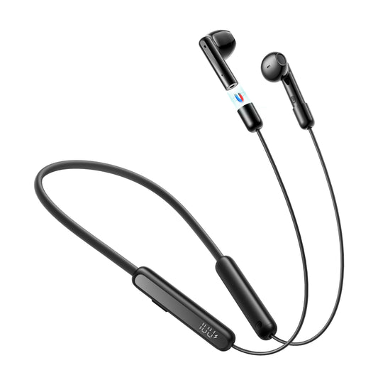 Kabellose Sport-Kopfhörer mit magnetischem Nackenbügel – Bluetooth 5.3