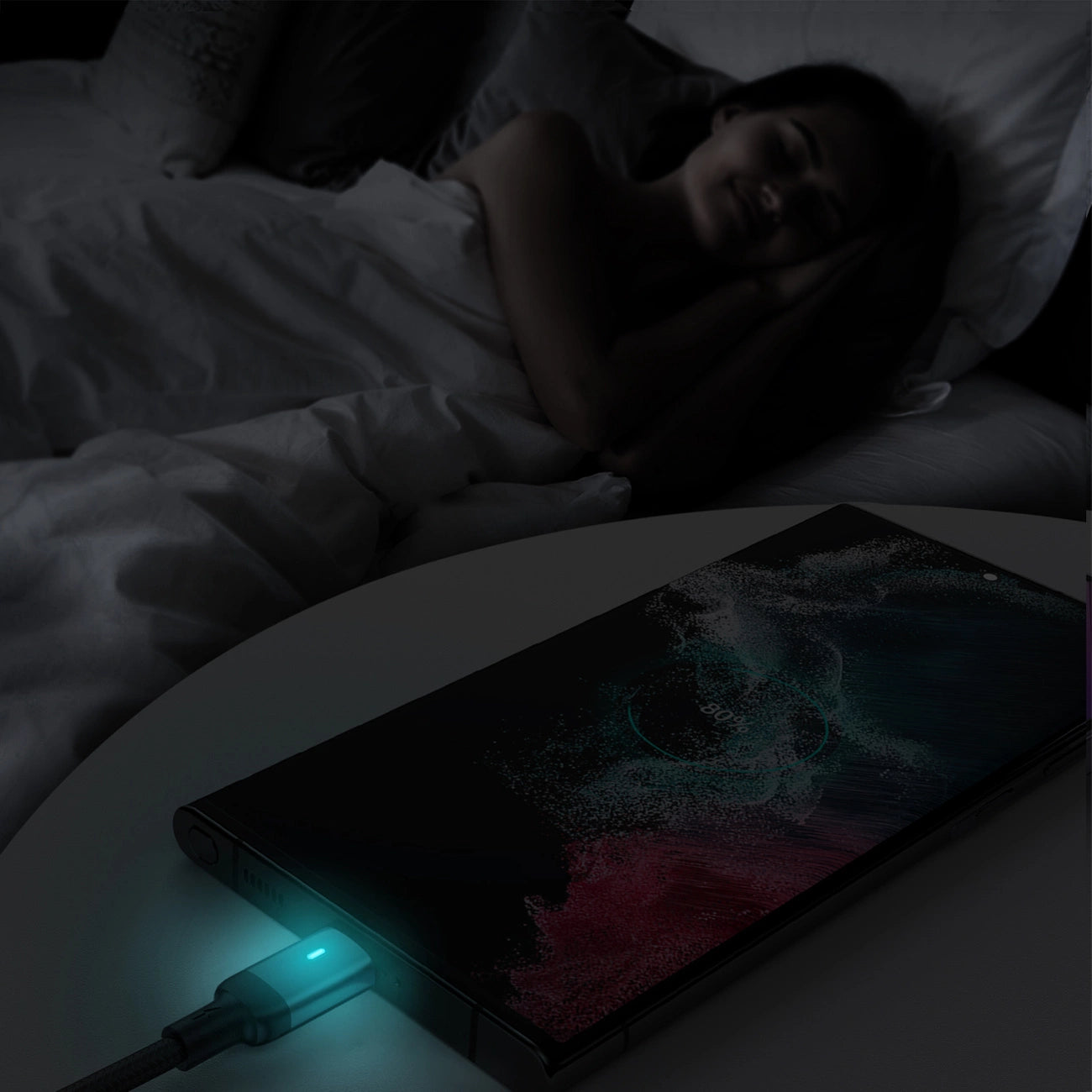 Joyroom Extraordinary Series A10 USB-A/USB-C 3A-Kabel 1,2 m – Schwarz