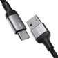 Joyroom Extraordinary Series A10 USB-A/USB-C 3A-Kabel 1,2 m – Schwarz