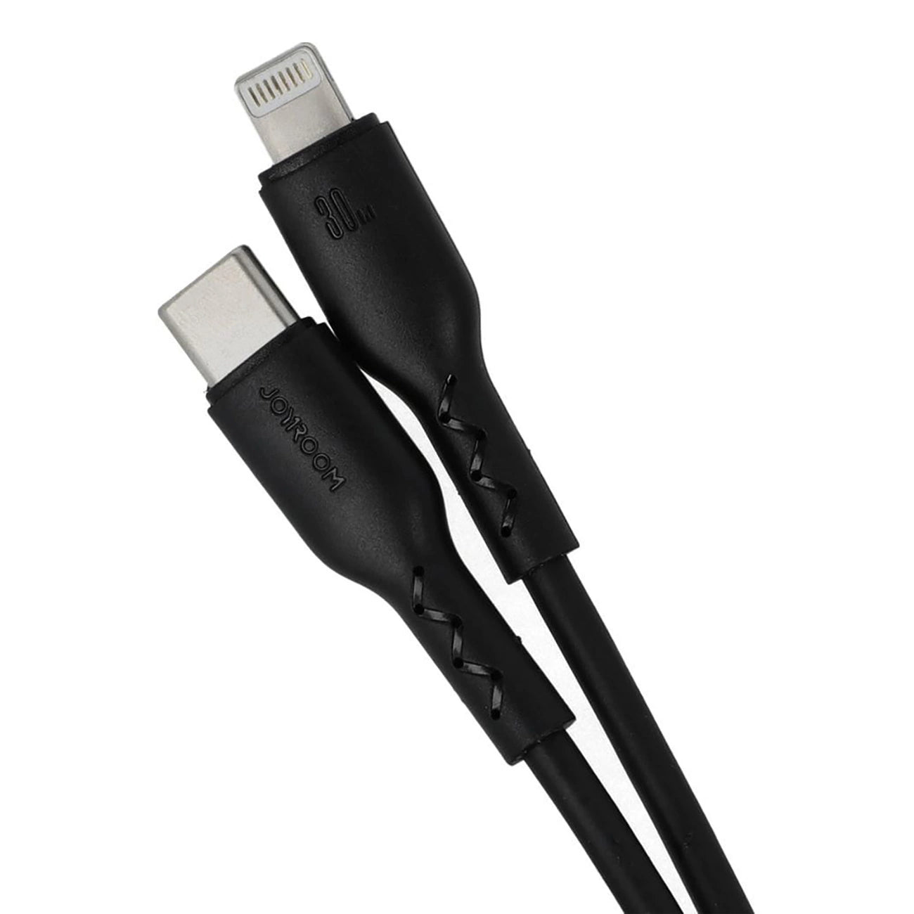 Joyroom Flash-Charge Serie SA26-CL3 USB-C / Lightning Kabel 30W 1m - schwarz