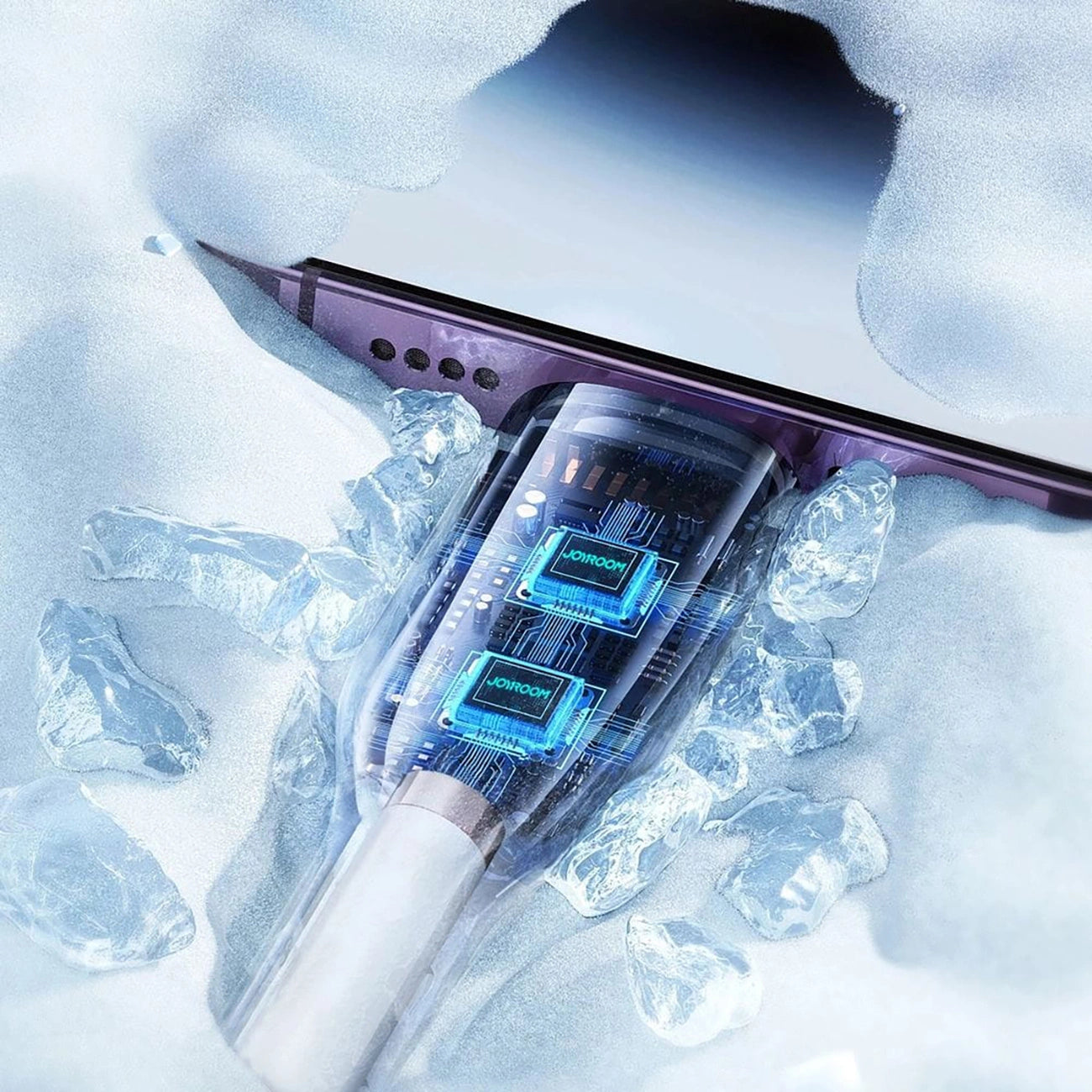 Joyroom Flash-Charge Serie SA26-CL3 USB-C / Lightning Kabel 30W 1m - schwarz